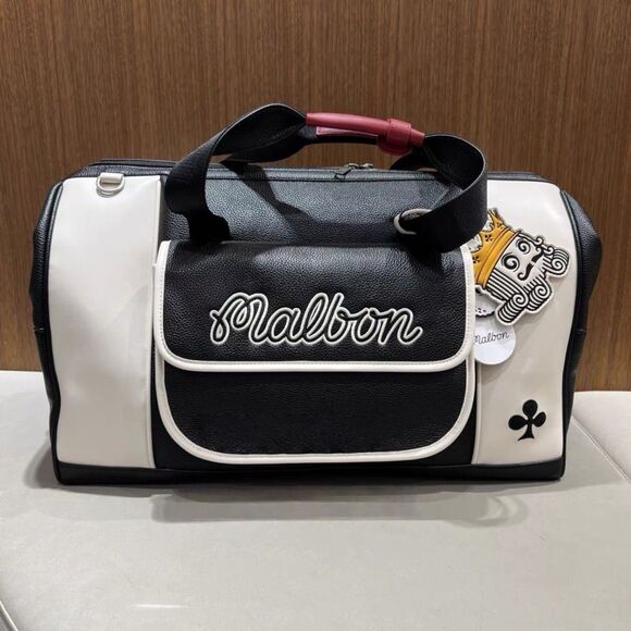 Malbon Fashion Golf Boston Bag Shoes Bag Weekender Carry-On - Picture 4 of 10